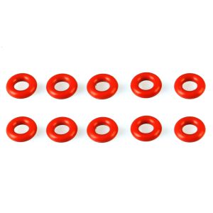 Red shock O-rings - 10 pcs (LC10B5)