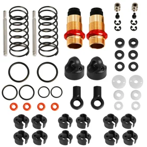 Complete aluminium threaded front shock absorber set (LC10B5)