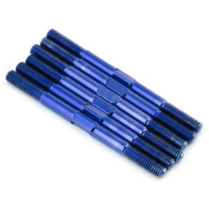 1Up Racing - Pro Duty 3.5mm titanium turnbuckle set - Hand Polished Blue (Schumacher Cat L1 Evo or R)