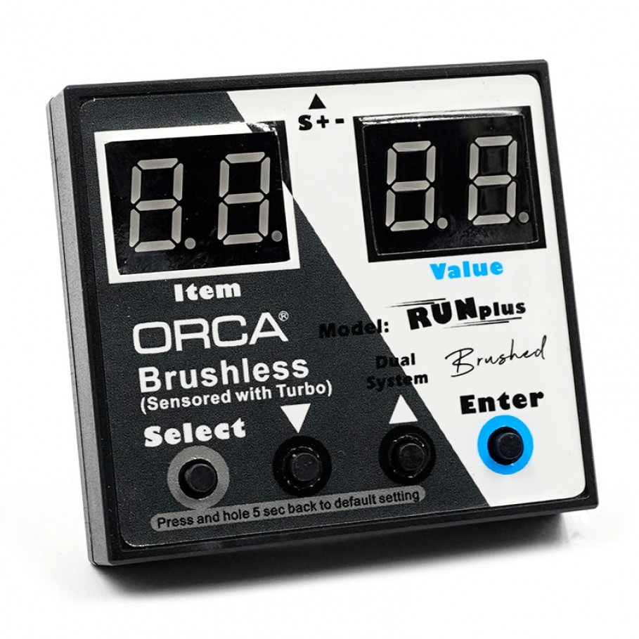 ORCA RunPlus - brushed or brushless electronic speed controller with program card (1/10th or smaller vehicles) - Image 4