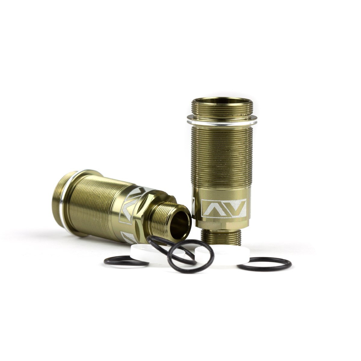 Avant Coated - Aluminium G3 13mm front shock bodies - pr (TLR 22 5.0 or 22X-4)