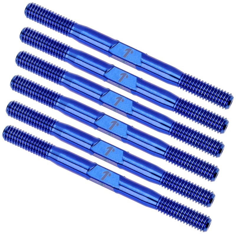 1Up Racing – Pro Duty 3.5mm titanium turnbuckle set – Blue anodised (Schumacher CAT L1R)