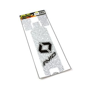 Avid logo chassis protector - white (Xray XB4 '24)
