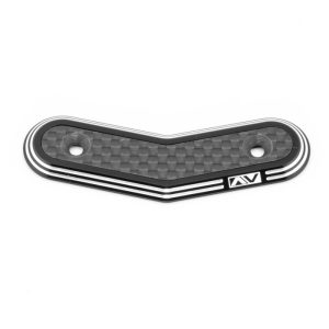 Ringer Hybrid - one piece 1/8th buggy wing button - alloy part only (Black)