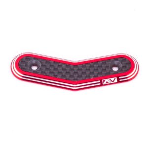 Ringer Hybrid - one piece 1/8th buggy wing button - alloy part only (Red)
