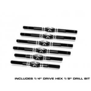Avid - Ringer 3.5mm titanium turnbuckle set - Black (Schumacher Cougar LD3)