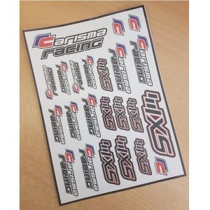 X-Factory UK - Carisma Racing decal sheet (Full Colour)