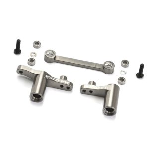 Silver HD 7075 aluminium ballraced No Jam steering set (HPI Sport3)