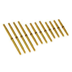 Gold titanium lightweight full turnbuckle set (Exotek Vader)