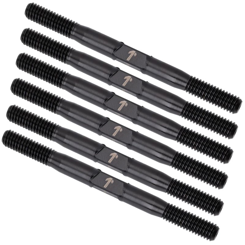 1Up Racing - Pro Duty 3.5mm titanium turnbuckle set - Black Nitride Finish (Schumacher CAT L1R)