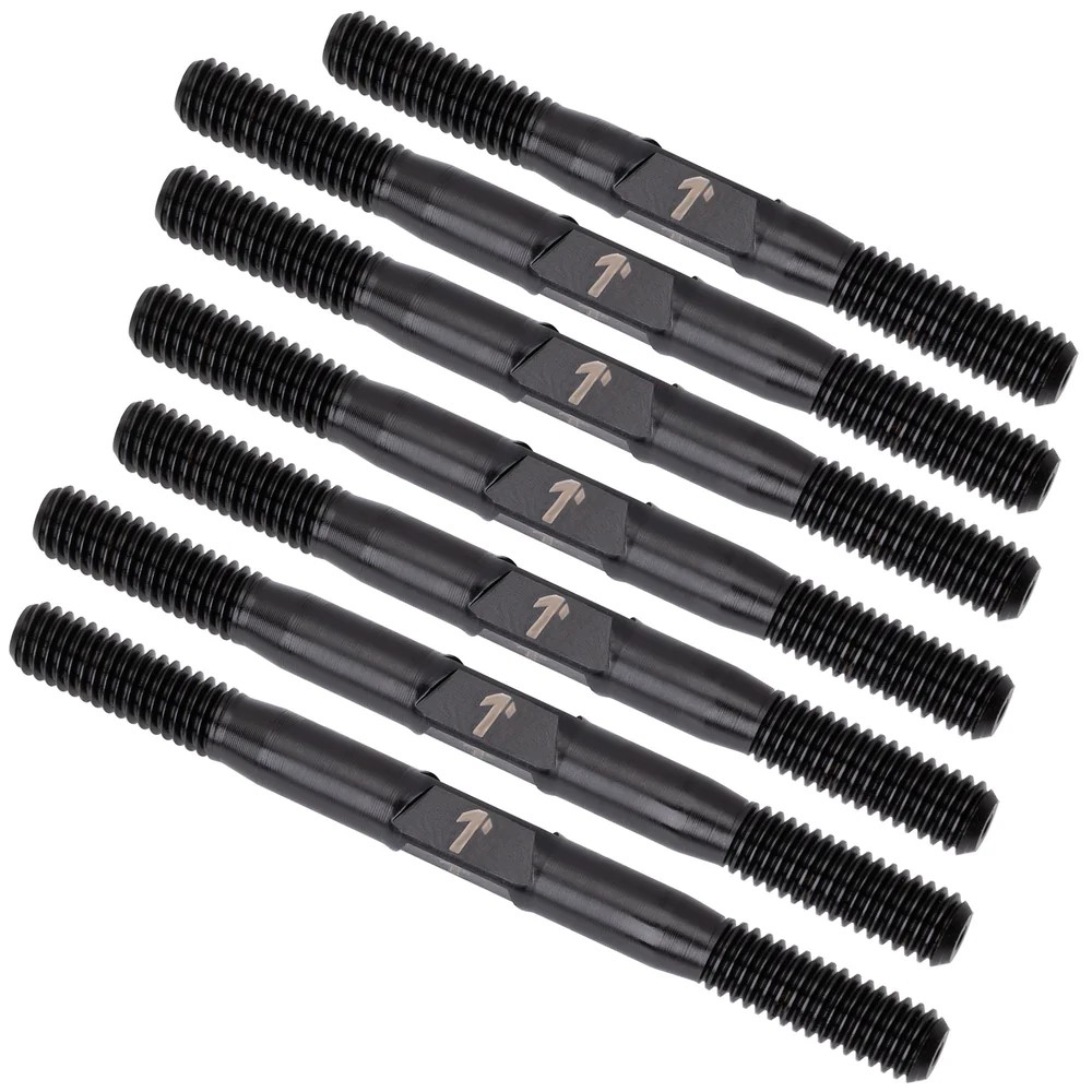 1Up Racing - Pro Duty 3.5mm titanium turnbuckle set - Black Nitride Finish (TLR 22X-4)