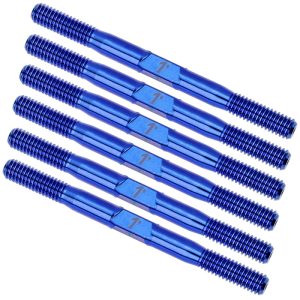 1Up Racing - Pro Duty 3.5mm titanium turnbuckle set - Blue Anodised (Associated DR10 or DR10M)