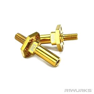 R1 Wurks - Titanium Nitride Coated front axle set - 5mm (AE B6.4, B7D or R1 DC1)