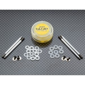 Avid shock rebuild kit for AE shocks - 23/27.5mm shafts, X-rings, machined spacers and Slop lube (all AE B6, B7, T6, SC6 or B74)