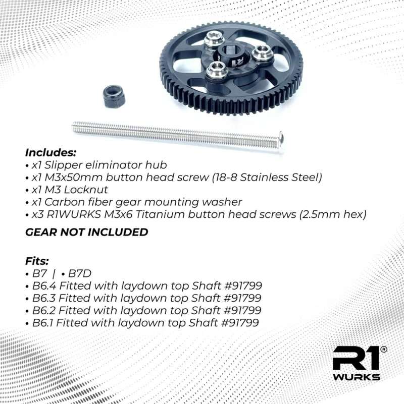 R1 Wurks - Slipper eliminator conversion set (AE B7 or R1 R1B) - Image 4