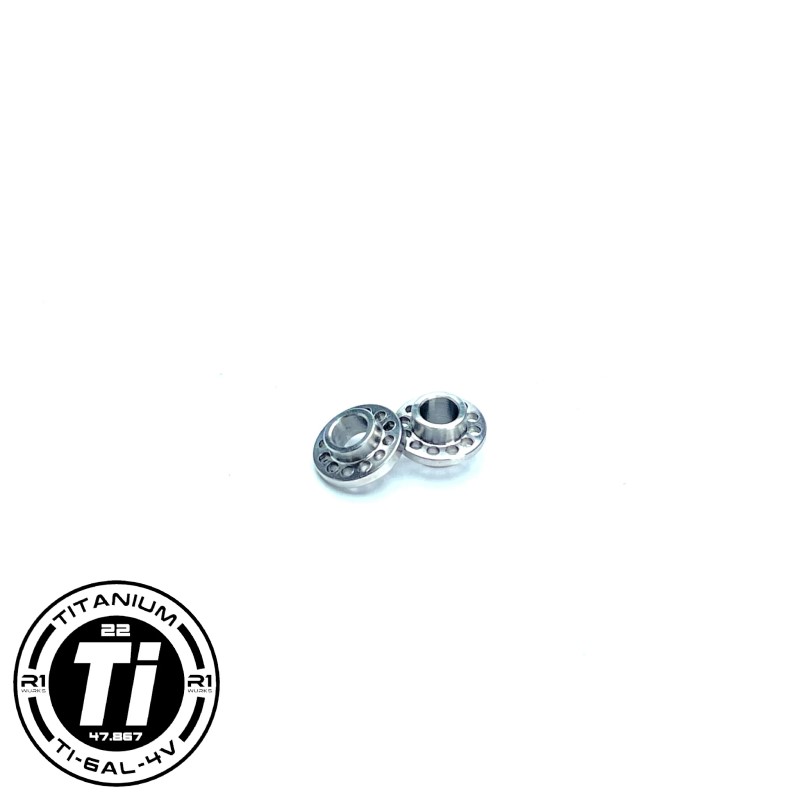 R1 Wurks - Titanium slipper spring adapter set - pr (AE B7, B6, T6, SC6)
