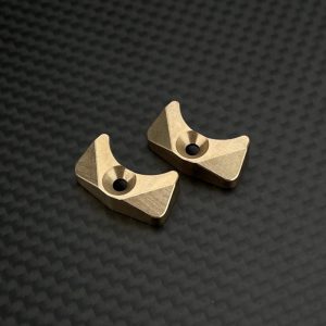R1 Wurks - Brass rear hub weight set - 4.2g - pr (R1 R1B or AE B7)