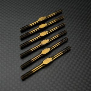 R1 Wurks - Titanium 3.5mm turnbuckle set - bronze finish - 6 pcs (AE B7 or B84)