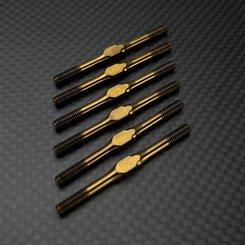 R1 Wurks - Titanium 3.5mm turnbuckle set - bronze finish - 6 pcs (AE B7 or B84)