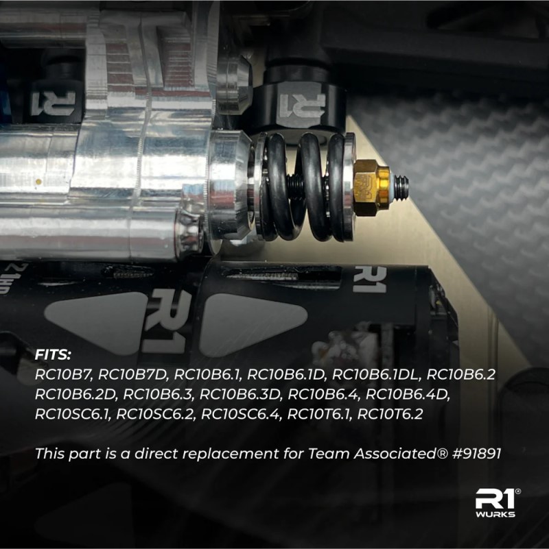 R1 Wurks - Titanium HD slipper spring adapter set (AE B7) - Image 4