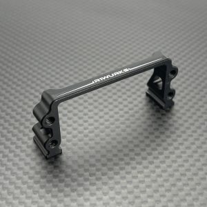 R1 Wurks - Black 7075 T6 aluminium monoblock lightweight servo mount (AE B7)