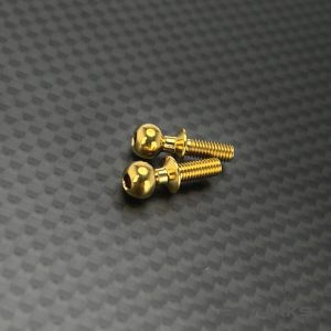 R1 Wurks - Titanium, Nitride Coated ballstuds - 8mm - pr (AE B6, B7, T6, SC6, B74, B84 and R1 DC1)