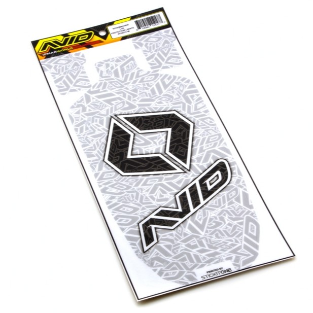 Avid logo chassis protector - white (Schumacher CAT L1R)