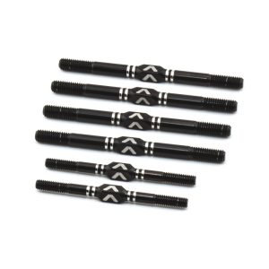 Avid - Ringer titanium turnbuckle set - black (Tekno NB48 2.2 or EB48 2.2)