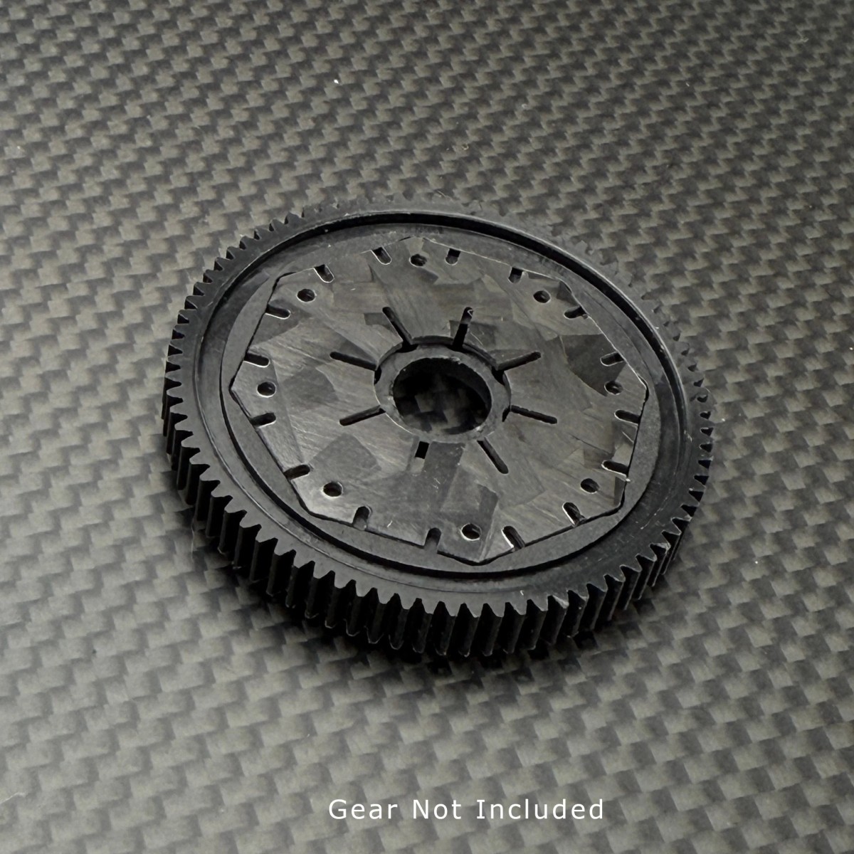 R1 Wurks - Forged Carbon 11mm inner slipper pads - pr (Sch Cougar LD3 or Cat L1R) - Image 2