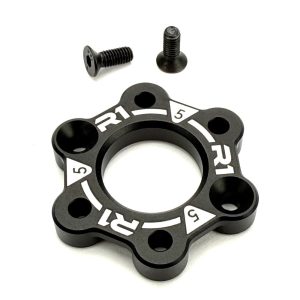 R1 Wurks - Black 7075 aluminium motor spacer (3mm)