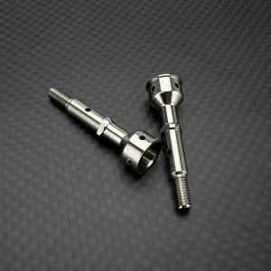 R1 Wurks - Titanium ultra-lightweight rear CVA axles - pr (R1 DC1 or DC1.2)