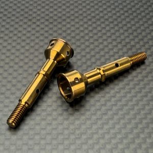 R1 Wurks - Bronze Titanium ultra-lightweight rear CVA axles - pr (AE B7 or B84)