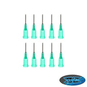 X-Partz – metal tip glue nozzles - thick - green (10 pcs)