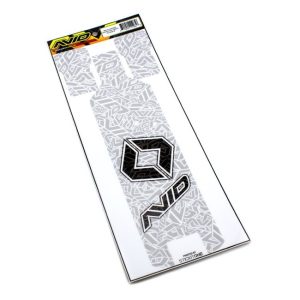 Avid logo chassis protector - white (Xray XB4'25)