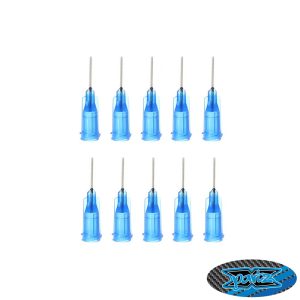 X-Partz – metal tip glue nozzles - thin - blue (10 pcs)