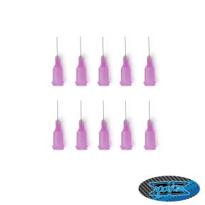 X-Partz – metal tip glue nozzles - medium - pink (10 pcs)