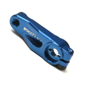 Blue HD 7075 Aluminium clamping servo horn - 25 spline/Futaba (8th Buggies or Trucks)
