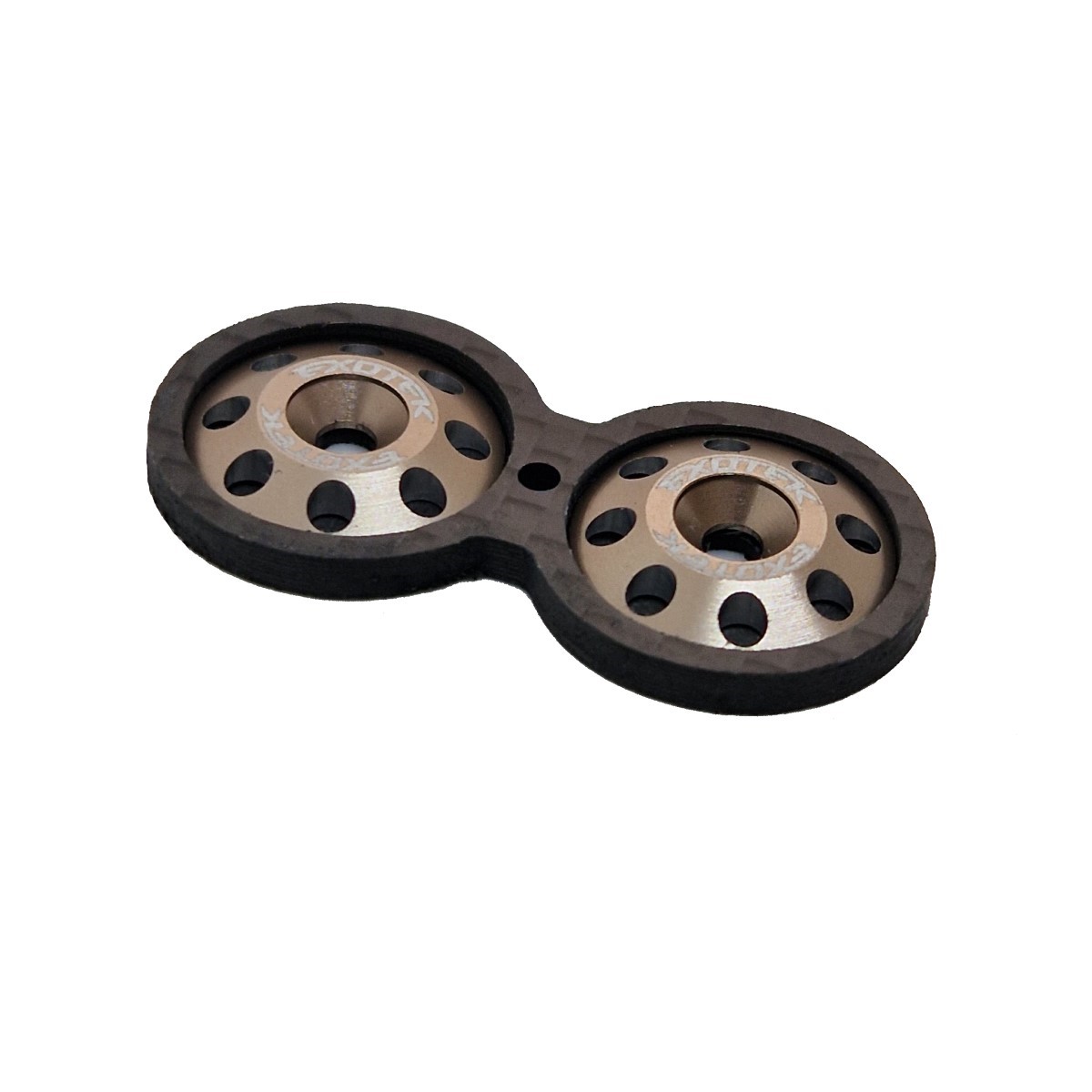 X-Partz - Wing Bonez - carbon fibre one piece wing button (Schumacher Cougar LD2, LD3 or CAT L1R) - Image 4