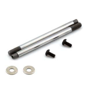 Avid no groove 13mm front shock shaft conversion - chrome - 40mm (Xray XB2'25 or XB4'25)