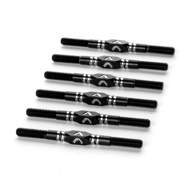 Avid Ringer 3.5mm titanium turnbuckle set - black (AE B84 or B84D)
