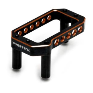 Dual Black and Orange 7075 Aluminium HD servo mount (Hot Bodies E819 or E8)
