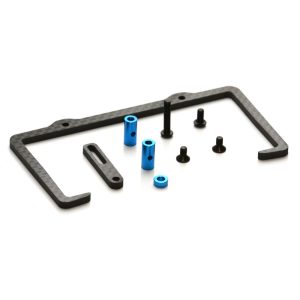 Carbon fibre shorty battery tray set (Exotek F1 Ultra and CW series)
