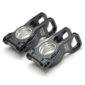 Gun Metal 7075 Heavy Duty aluminium rear hub carriers – pr (Tekno EB48 2.0, 2.2 or NB48 2.0, 2.2)