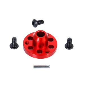 Red aluminium spur gear adapter (PTG-2, PTG-2R or PTG-2TC)
