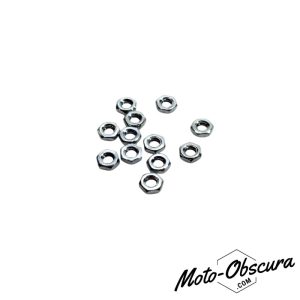 Moto-Obscura steel 4-40 small pattern nuts – 12 pcs (replaces AS7260)