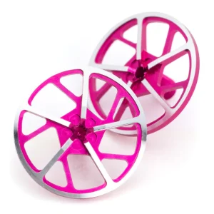 1Up Racing – Tenfold UltraLite on-road wing screws – pr (Hot Pink)