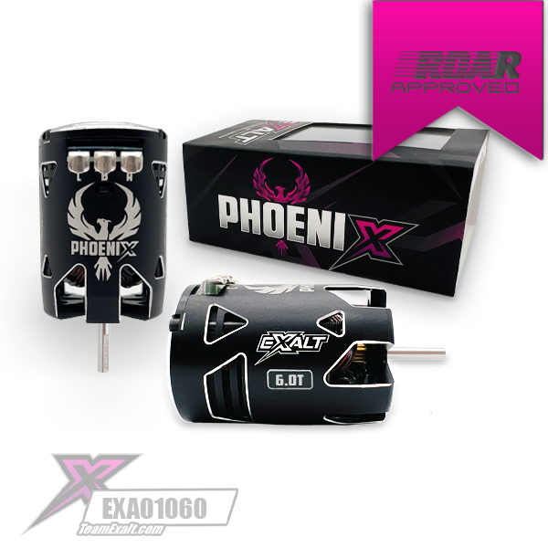 Team Exalt – Phoenix – 6.0 turn competition modified sensored brushless motor