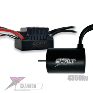 Exalt – 4350kv sensorless 1/10th brushless ESC and Motor combo with program card