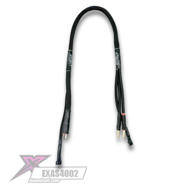 Exalt - ProCharge balance cable - Male Deans T-plug to 4mm bullet plugs input