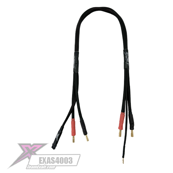 Exalt - ProCharge balance cable - 5mm bullet to 4mm bullet plug input